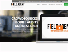 Tablet Screenshot of fieldagent.co.uk